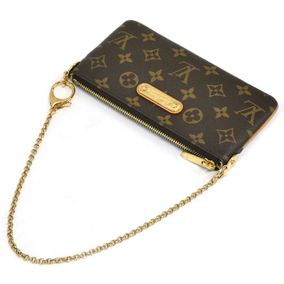 Louis Vuitton Bag Monogram Pochette Mila MM Brown - Picture 2 of 8